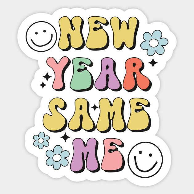 New year same me funny2023 new year christmas gift idea Sticker by Mi Styles